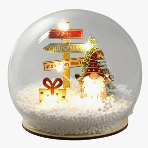 Big snow globe christmas