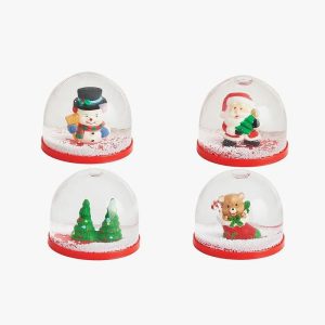 snow globe (snowman, tree, teddy)