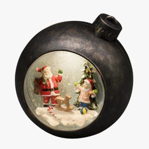 Electric snow globe