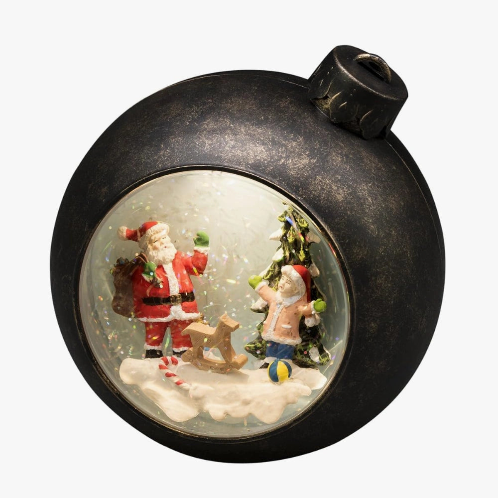 Electric snow globe