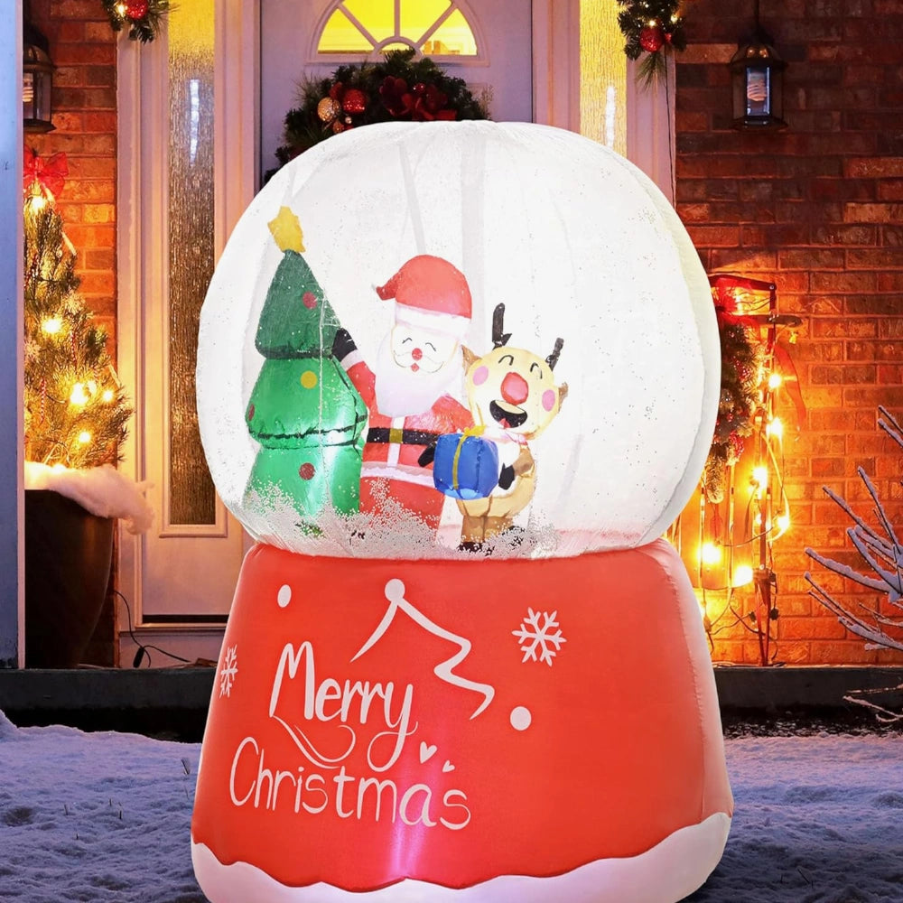 Inflatable snow globe christmas