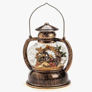 Nativity scene snow globe