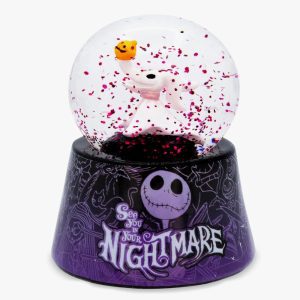 Nightmare before christmas musical snow globe