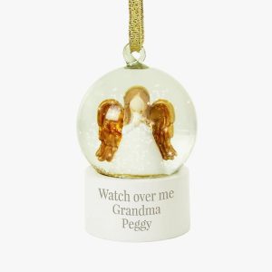 Personalised xmas snow globes