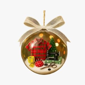Personalized snow globe christmas
