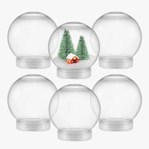 Plastic snow globe
