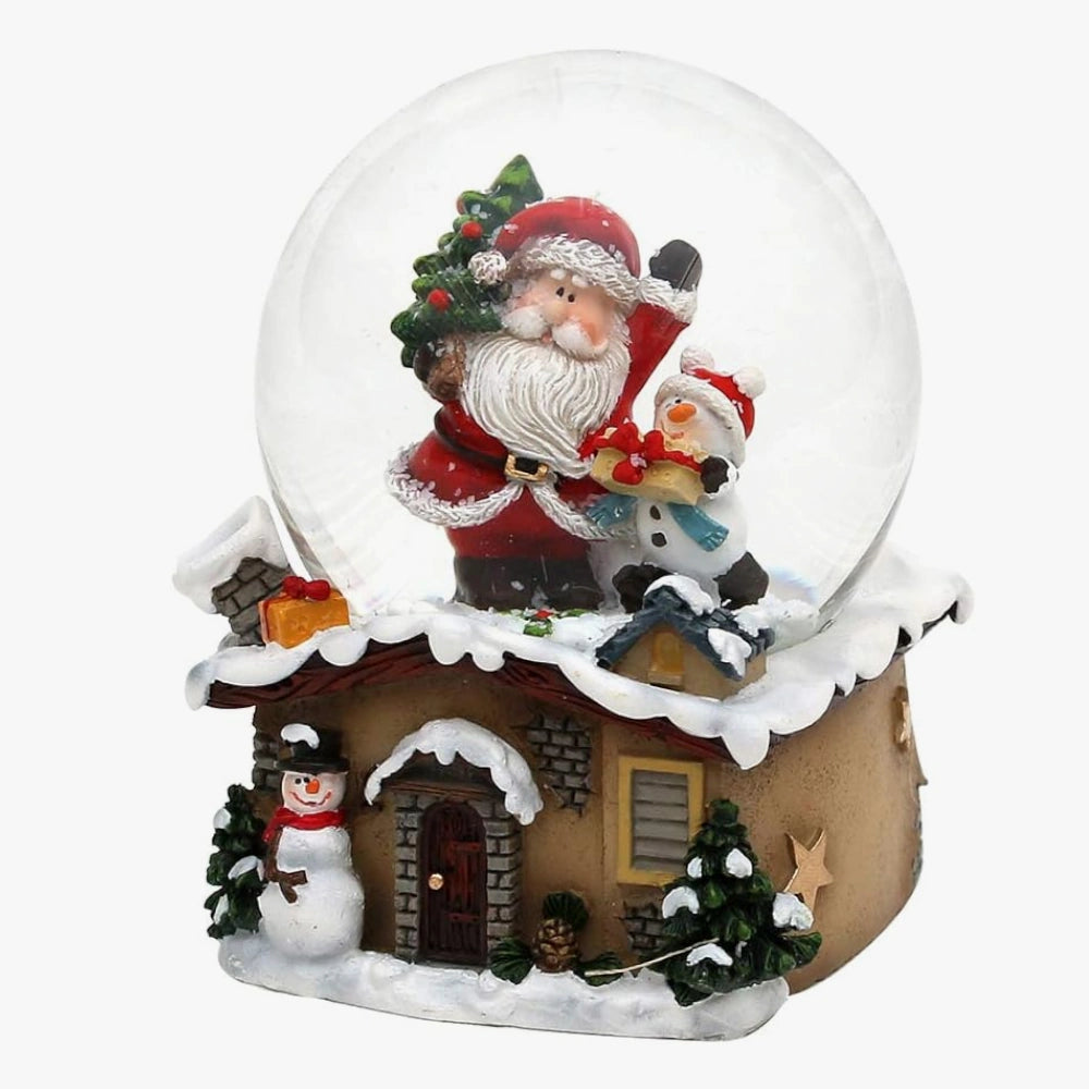 Santa claus snow globe