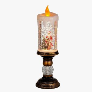 Snow globe candle