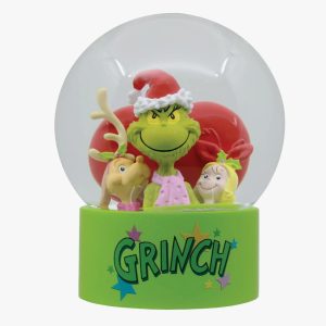 Snow globe grinch