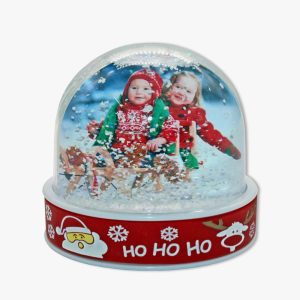 Snow globe photo frame