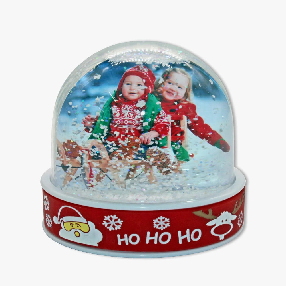 Snow globe photo frame