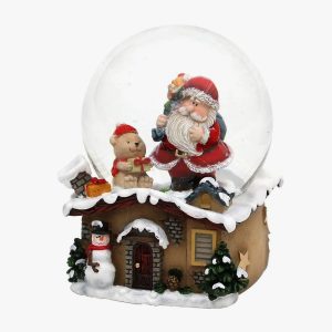 Snow globe with santa