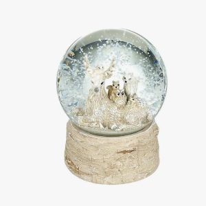 Snow globe woodland