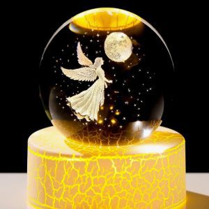 Snow globes with angels