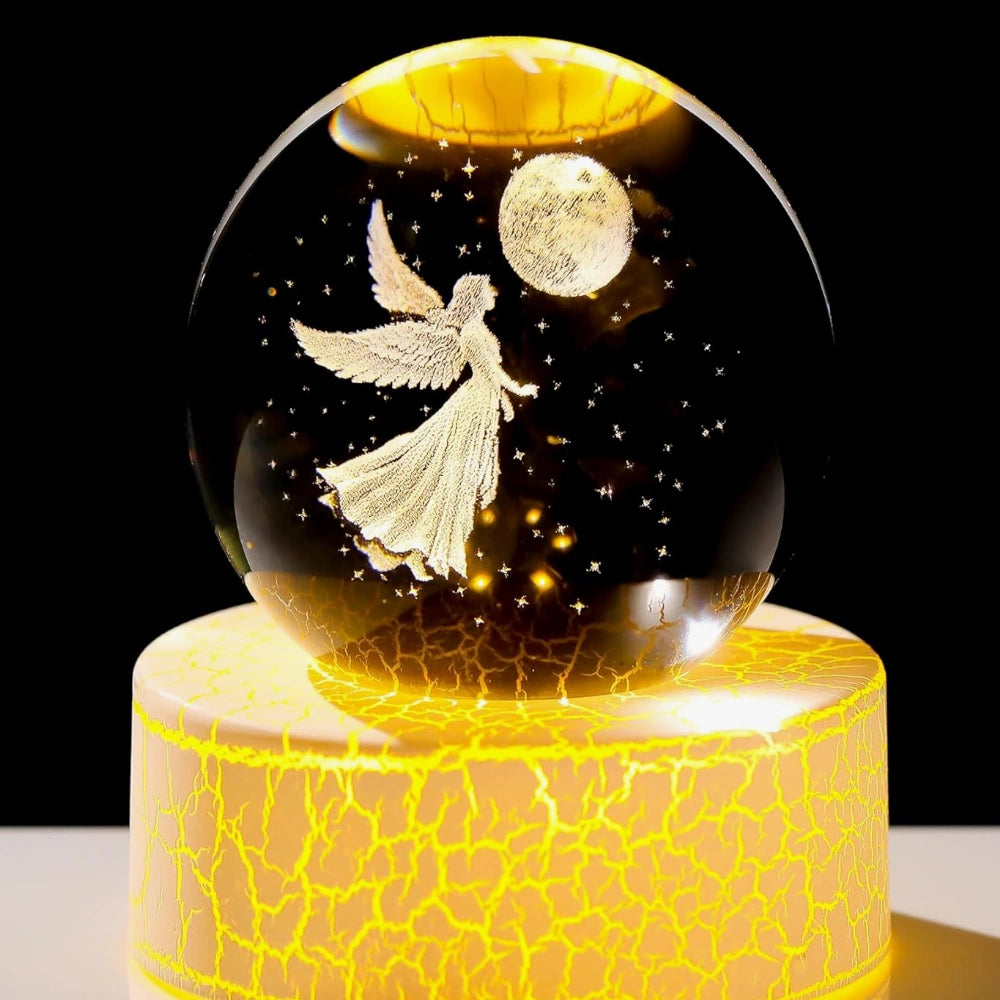 Snow globes with angels