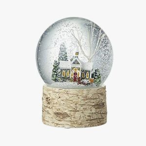Traditional snow globe
