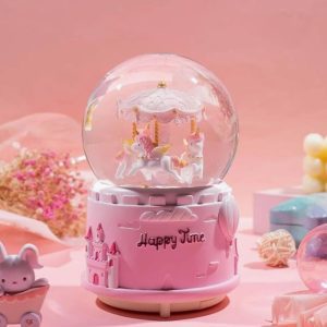 Unicorn snow globe
