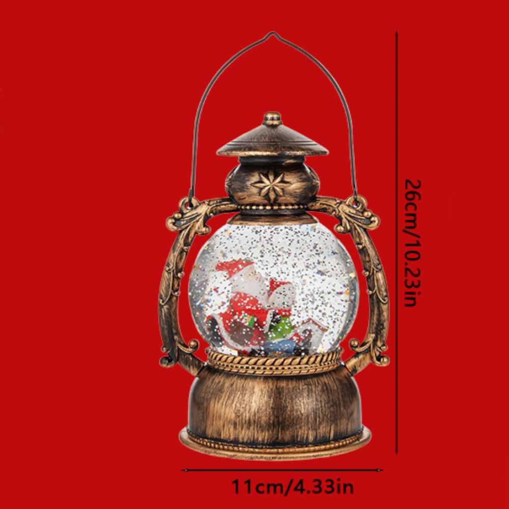 Xmas snow globes musical size